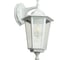 Садово-парковый светильник FERON 6102/PL6102 шестигранный на стену вниз 60W E27 230V, белый 11053 1