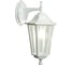 Садово-парковый светильник FERON 6102/PL6102 шестигранный на стену вниз 60W E27 230V, белый 11053 3
