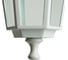 Садово-парковый светильник FERON 6102/PL6102 шестигранный на стену вниз 60W E27 230V, белый 11053 6
