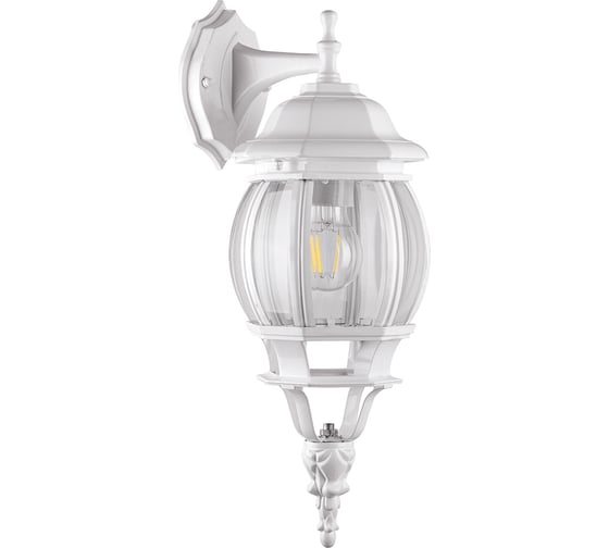 Садово-парковый светильник FERON 8102 100W 230V E27 160х220х450мм белый 11097