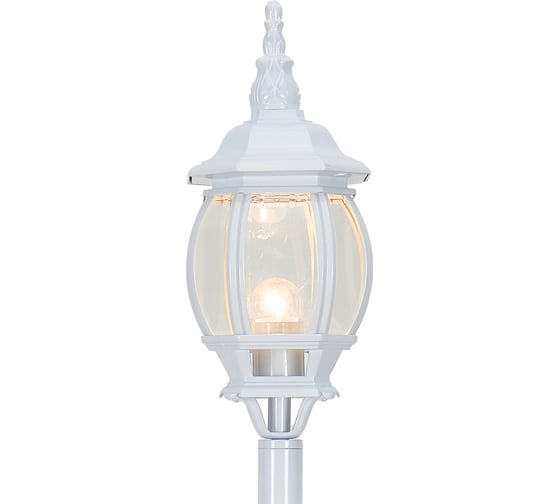 Садово-парковый светильник FERON 8110 100W 230V E27 160х160х1200мм белый 11105