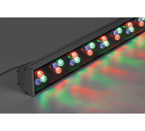 Светодиодный линейный прожектор FERON LL-890 36LED RGB, 1000х85х65mm, 36W 85-265V, IP65 32158