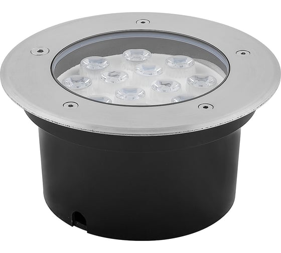 Тротуарный светильник FERON SP4114 12LED холодный белый, 12W, 180хH90mm IP67 32022 - выгодная цена, отзывы, характеристики, фото - купить в Москве и РФ