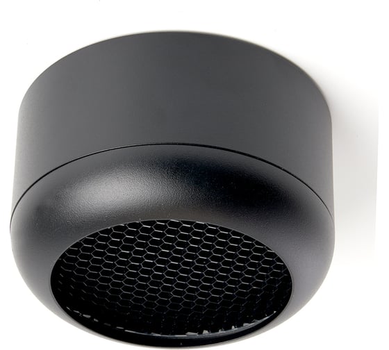 Потолочный светильник FERON HL364 Barrel ECHO 12W, 230V, GX53, чёрный, с антибликовой сеточкой 48398 1