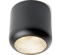 Потолочный светильник FERON HL365 Barrel ECHO 12W, 230V, GX53, черный, с антибликовой сеточкой 48400