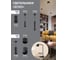 Потолочный светильник FERON HL365 Barrel ECHO 12W, 230V, GX53, черный, с антибликовой сеточкой 48400 13