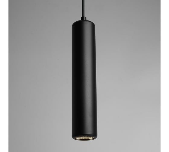 Потолочный светильник FERON ML1842 Barrel ECHO levitation MR16 35W, 230V, GU10, черный, с антибликовой сеточкой, на подвесе 1,7 48396