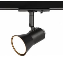 Однофазный трековый светильник ЭРА TR37GU10 BK под лампу MR16, черный Б0053304