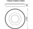 Потолочный светильник MANTRA coin 7564 4