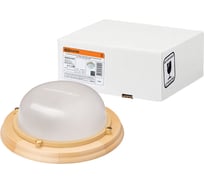 Светильник для саун TDM ELECTRIC "терма" нбб 03-60-013 корпус дер.липа круг, до +140c, 60 вт, ip65 SQ0303-0442