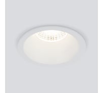 Встраиваемый светодиодный светильник Elektrostandard 7w 3000k wh белый 15266/led a063925