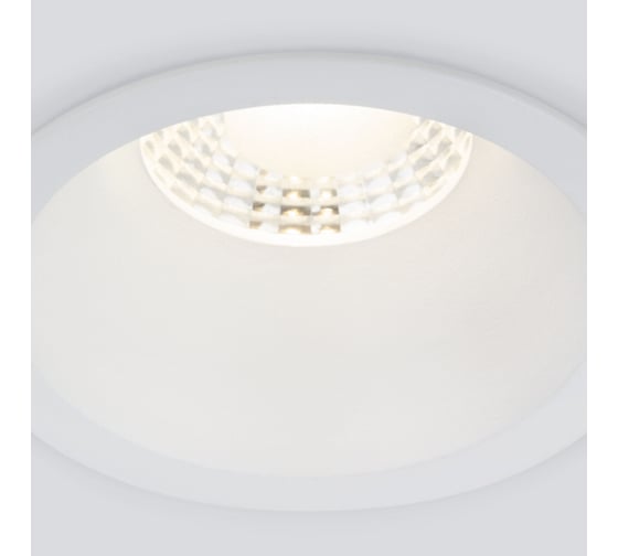 Встраиваемый светодиодный светильник Elektrostandard 7w 3000k wh белый 15266/led a063925