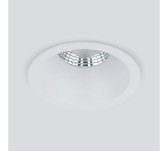 Встраиваемый светодиодный светильник Elektrostandard 7w 3000k wh белый 15266/led a063925