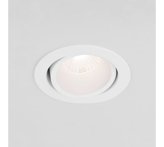 Встраиваемый светодиодный светильник Elektrostandard 7w 3000k wh/wh белый/белый 15267/led a063971