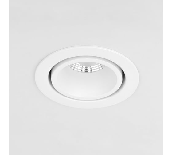 Встраиваемый светодиодный светильник Elektrostandard 7w 3000k wh/wh белый/белый 15267/led a063971