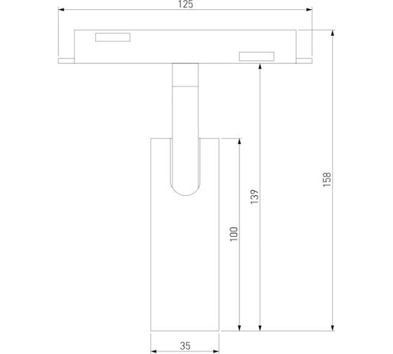 Умный трековый светильник Elektrostandard Slim magnetic 7w 2700-6500k dim cubo 85070/01 латунь a063529