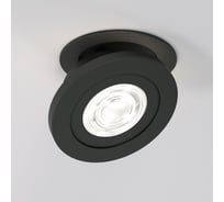 Встраиваемый светодиодный светильник Elektrostandard 6w 4000k 25084/led чёрный a063675