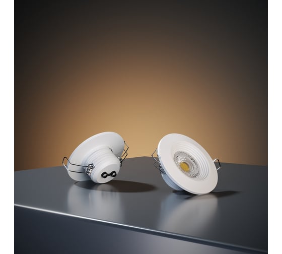 Встраиваемый светодиодный светильник led 3w 3000k cob wh белый 9903 led Elektrostandard a063924