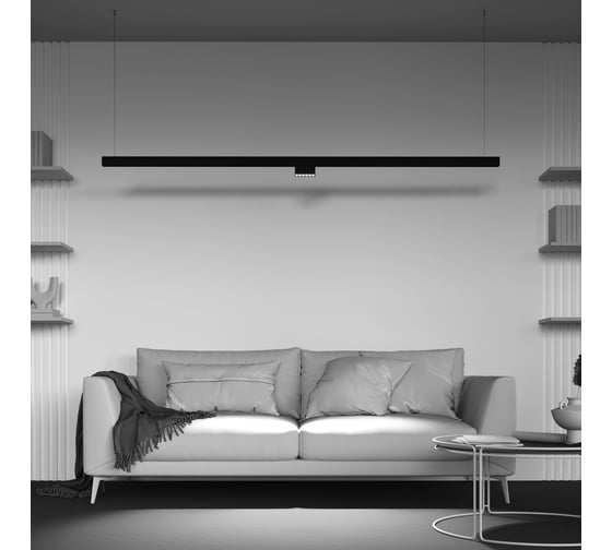 Трековый светильник MAYTONI exility 6w черный TR033-2-6W3K-B