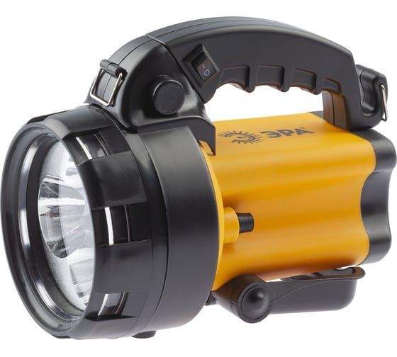Фонарь-прожектор ЭРА PA-604 Альфа 3x1Вт LED SMD, литий 3Ач, сигнал.св., ЗУ 220V+12V Б0031035