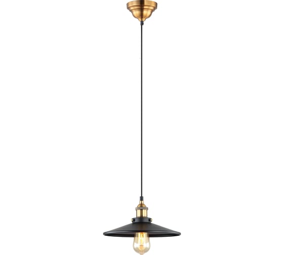Подвесной светильник ВИНКРУС MDM-3458/1M BK-GD, E27x1x60W MDM3458/1M
