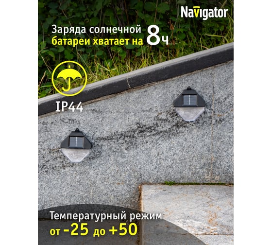 Светильник Navigator 93 872 nsl-91 (на солнечной батарее с фотосенсором) 93872