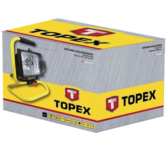 Галогенный прожектор TOPEX 500 Вт, переносной 94W032