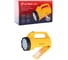 Аккумуляторный фонарь Ultraflash LED3819CSM 220В желтый, 9 LED + 12 SMD LED, 2 режима, SLA, коробка 12860 2