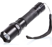 Аккумуляторный фонарь Ultraflash E145 220В, черный, CREE 1 Вт, 3 режима, 18650, бокс 12352