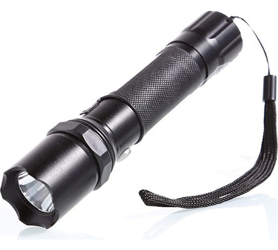 Аккумуляторный фонарь Ultraflash E145 220В, черный, CREE 1 Вт, 3 режима, 18650, бокс 12352