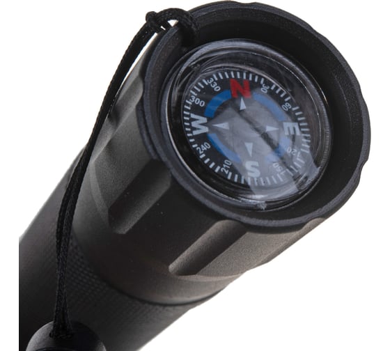 Аккумуляторный фонарь Ultraflash E145 220В, черный, CREE 1 Вт, 3 режима, 18650, бокс 12352