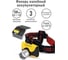 Налобный аккумуляторный фонарь Ultraflash E157 220В, желтый, CREE 3 Вт, фокус, 3 режима, бокс 12351 11