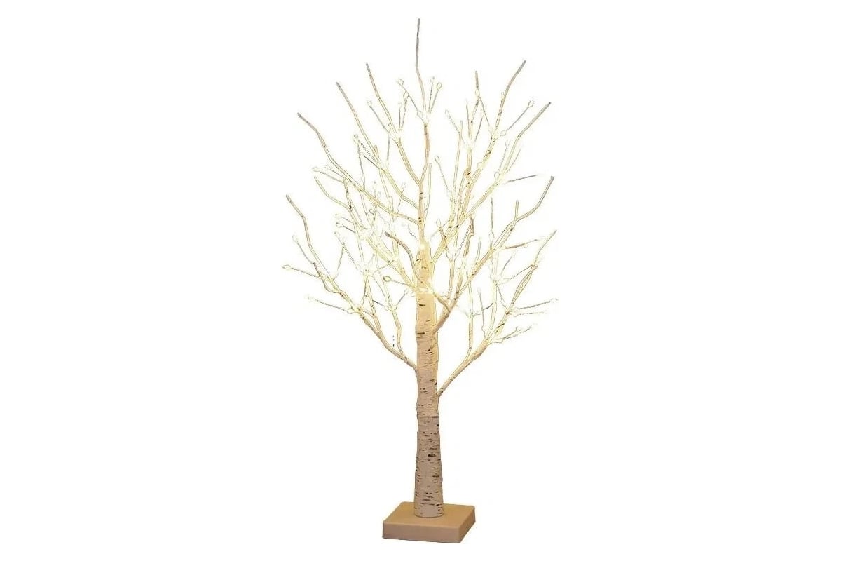 ЕGNID - 36W ЭРА Декоративный светильник Жемчужное дерево h 45 см, теплый свет, 36 LED, 3*АА, IP20