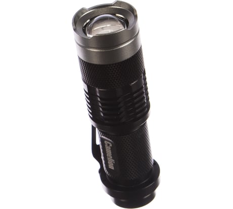 Фонарь Camelion LED5135 черный, LED XPE, ZOOM, 3 режима, 1XLR6 в комплекте, алюминий, блистер 12915