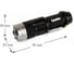 Фонарь Camelion LED5135 черный, LED XPE, ZOOM, 3 режима, 1XLR6 в комплекте, алюминий, блистер 12915 5
