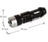 Фонарь Camelion LED5135 черный, LED XPE, ZOOM, 3 режима, 1XLR6 в комплекте, алюминий, блистер 12915 7