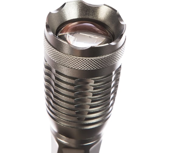 Фонарь Camelion LED5137 титан, LED XML-T6, ZOOM, 5 режимов, 3XLR03 в комплекте, алюминий, блистер 12974