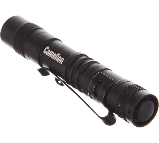 Фонарь Camelion LED51516 черный, LED XPE, 3 режима, 1XLR03 в комплекте, алюминий, блистер 12916