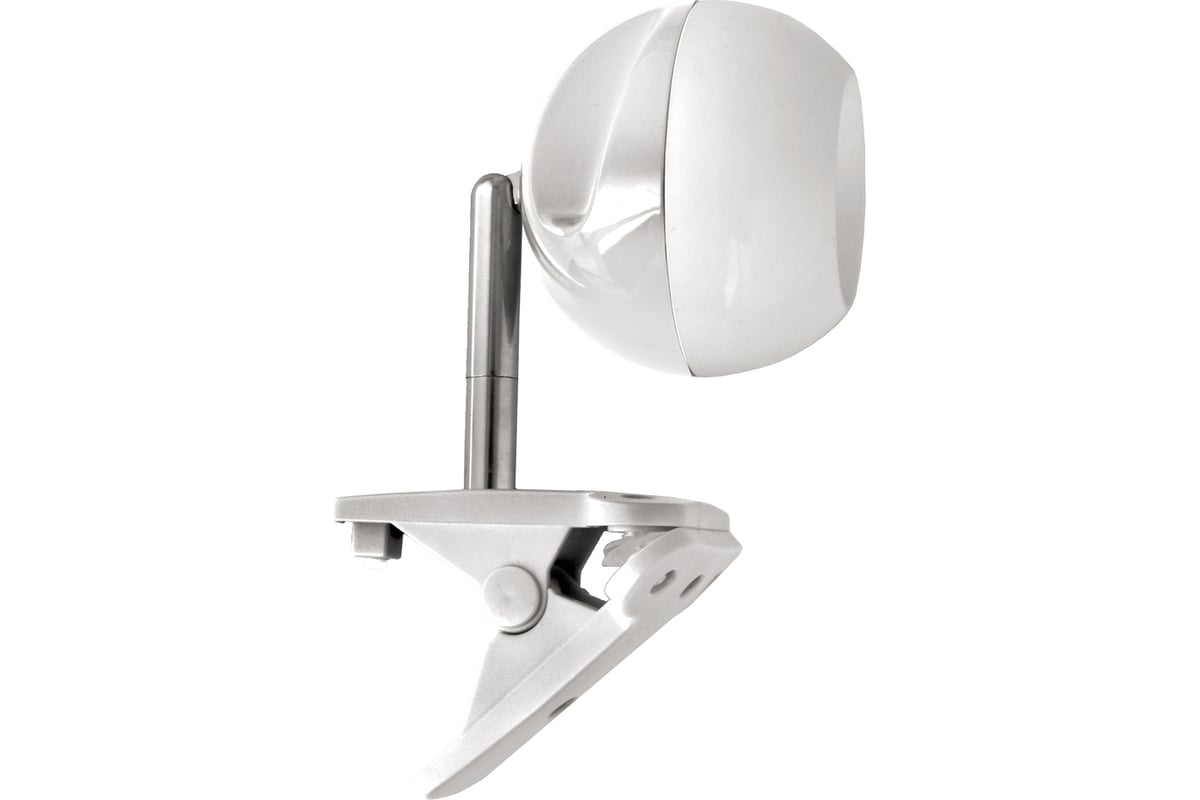 Настольный светильник на прищепке Camelion KD-798 C01 белый, LED, 3.2Вт ...