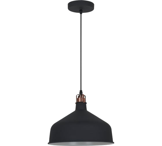 Подвесной светильник Camelion PL-425L C62 черный+медь, Amsterdam, E27, 60Вт, 230В, металл 13029