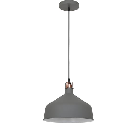 Подвесной светильник Camelion PL-425L С73 серый+медь, Amsterdam, E27, 60Вт, 230В, металл 13030 1