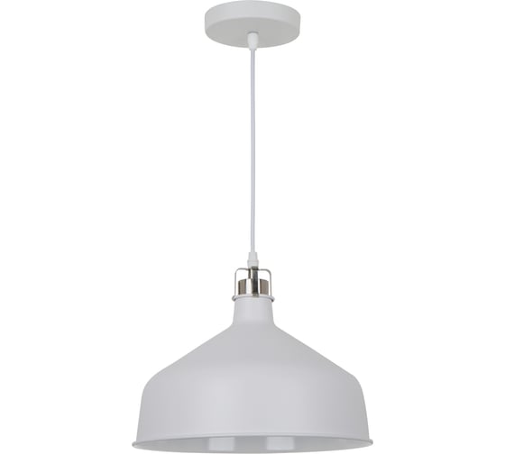 Подвесной светильник Camelion PL-425L С71 белый+хром, Amsterdam, E27, 60Вт, 230В, металл 13031 1
