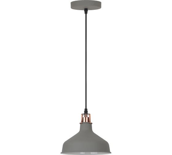 Подвесной светильник Camelion PL-425S С73 серый+медь, Amsterdam, E27, 60Вт, 230В, металл 13024 1