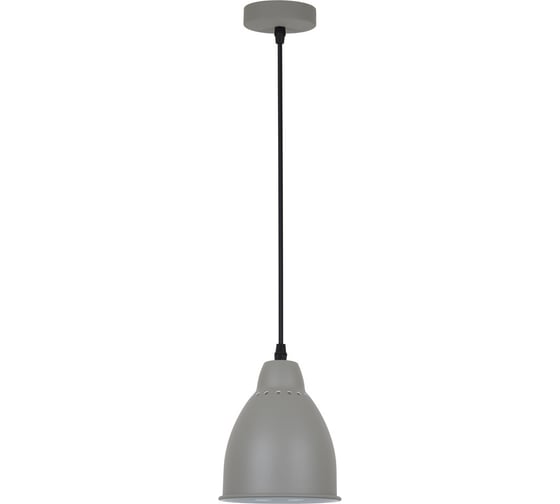Подвесной светильник Camelion PL-430S-1 С08 серый, LOFT, E27, 60Вт, 230В, металл 13082 1