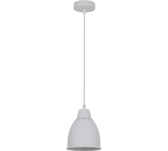 Подвесной светильник Camelion PL-430S-1 С01 белый, LOFT, E27, 60Вт, 230В, металл 13083 1