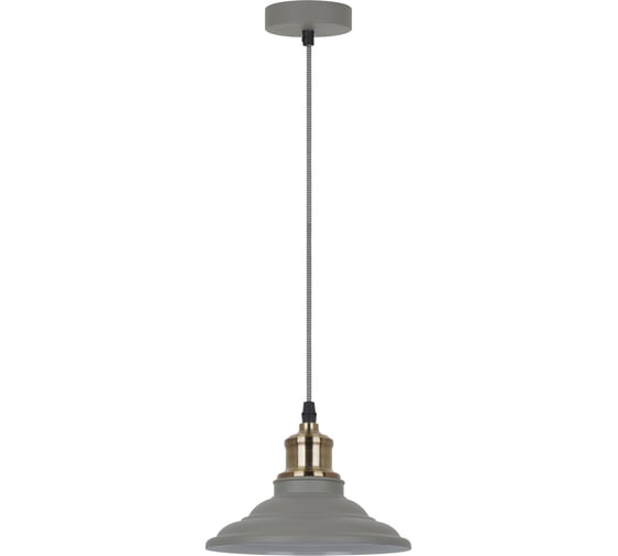 Подвесной светильник Camelion PL-600 C68 серый+старинная медь, LOFT, E27, 40Вт, 230В, металл 13093