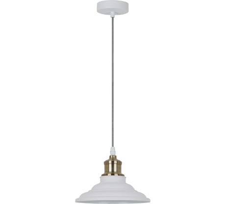 Подвесной светильник Camelion PL-600 С69 белый+старинная медь, LOFT, E27, 40Вт, 230В, металл 13094