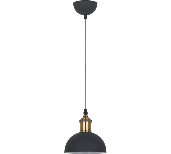 Подвесной светильник Camelion PL-601S C67 черный+старинная медь LOFT, E27, 40Вт, 230В, металл 13100 1