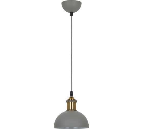 Подвесной светильник Camelion PL-601S C68 серый+старинная медь, LOFT, E27, 40Вт, 230В, металл 13101