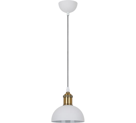 Подвесной светильник Camelion PL-601S С69 белый+старинная медь, LOFT, E27, 40Вт, 230В, металл 13102 1